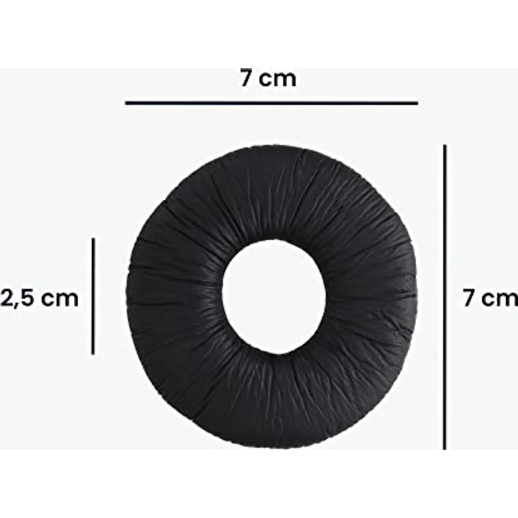 kwmobile Kopfhörer (2x Ohrpolster für Sony MDR-ZX100-ZX110-ZX300-V150 - Kunstleder Ersatz Ohr Polster für Overear Headphones) – Bild 5