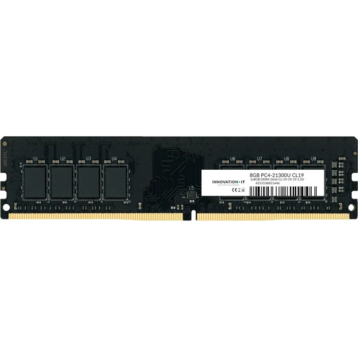 Innovation IT SO 2666, DDR4 Arbeitsspeicher mit 8 GB, CL19-19-19, 1.2V, schnelle Datenübertragung