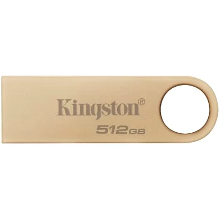 Kingston DataTraveler SE9 Gen 3 - 512GB - 220MB/s beim Lesen - Metall- USB-Stick 3.2 Gen 1 - Gold – Bild 1