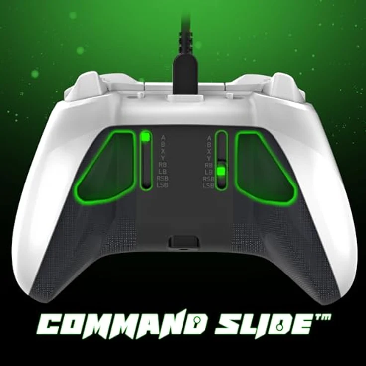 Snakebyte GAMEPAD PRO X - weiß - Offiziell lizenzierter, kabelgebundener Xbox & PC Controller |volle Präzision durch Hall-Effect Sensoren | Audio-Panel | belegbare Zusatztasten | Trigger-Stops – Bild 4