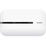 HUAWEI E5576-320 Mobile Wi-Fi 3s 4G LTE CAT4, 150 MBps, wiederaufladbarer Akku mit 1500 mAh, Keine Konfiguration erforderlich, tragbar für Reisen und Arbeit, Weiß