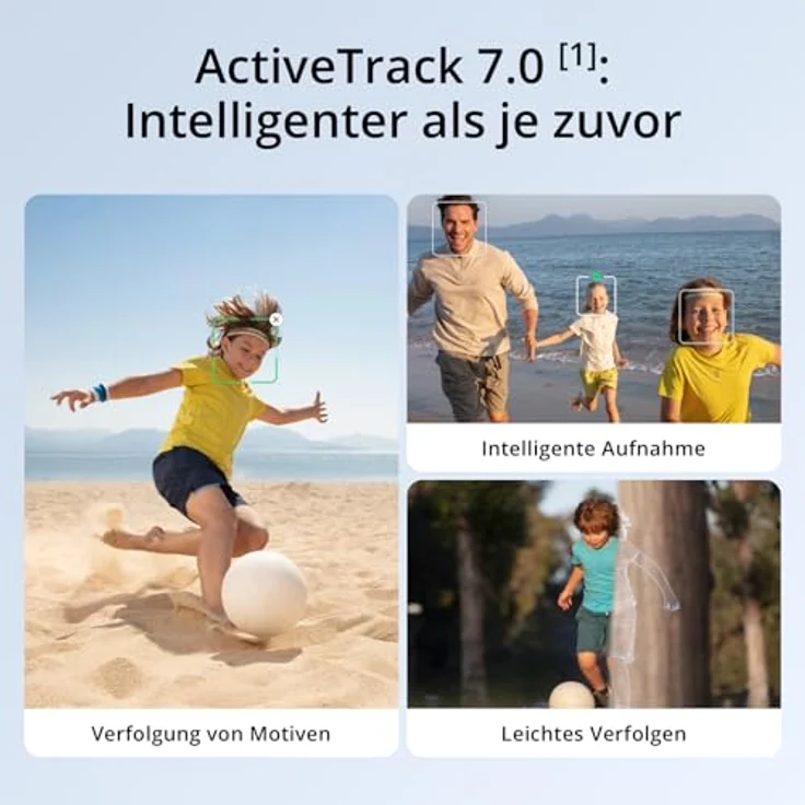 DJI Osmo Mobile 7 Gimbal-Stabilisator für iPhone, Android, Ultraleicht, 3-Achsen-Smartphone-Gimbal, ActiveTrack 7.0, ShotGuides, 10 Std. Nutzung, schwarz – Bild 3