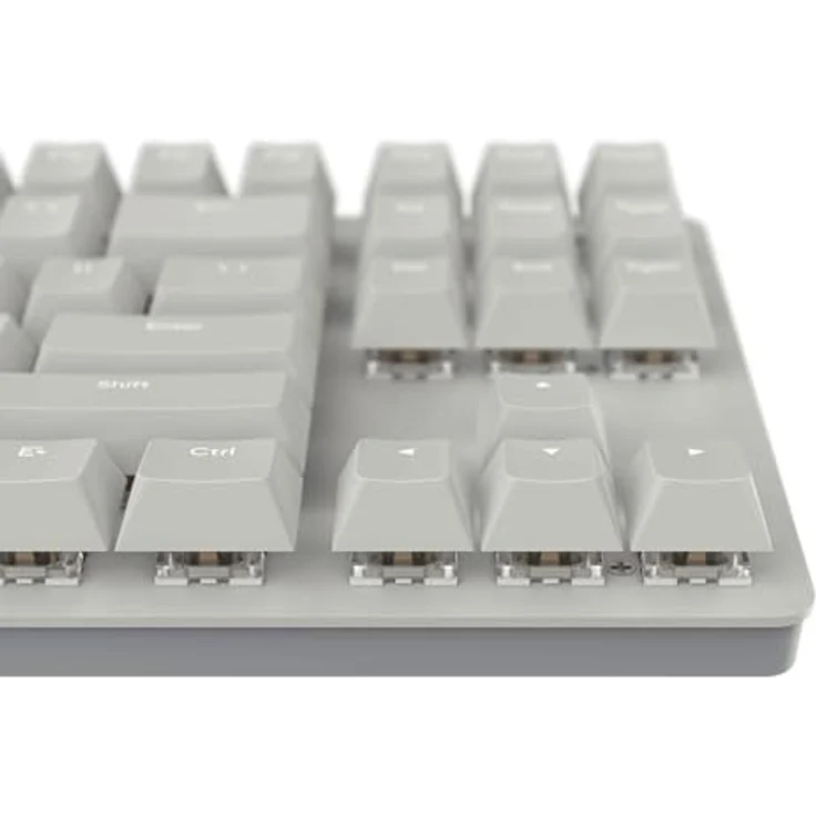 Nubi NK87 ANSI US – Mechanische Gaming-Tastatur, Weiß, 87 Tasten, G3MS Sapphire v2 Schalter, Hot-Swappable, LED-Hintergrundbeleuchtung mit 17 Modi – Bild 5