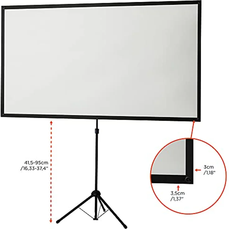 Celexon Stativleinwand Ultra-lightweight 199 x 112 cm – Bild 4
