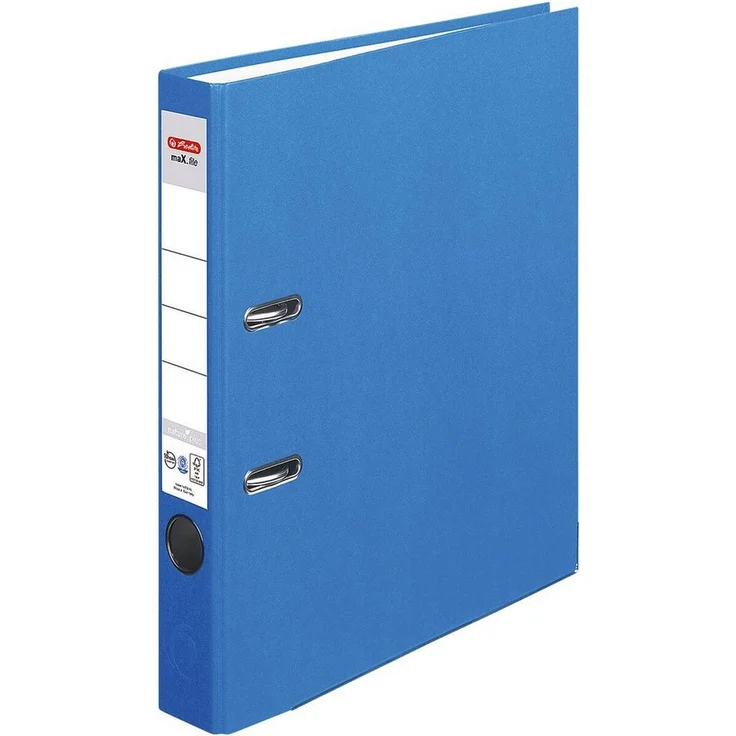 Herlitz Aktenordner maX.file »nature plus«, schmaler DIN A4 Ordner mit Rückenbreite 5 cm, naturfarben – Bild 1