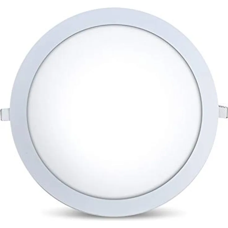 ENERGMiX 24w Ultra Slim LED Panel Einbauleuchte Deckeneinbau Panelleuchte Deckenlampe Kaltweiß Rund Ø 300mm - Energiesparend, hohe Lichtleistung, 1850 Lumen