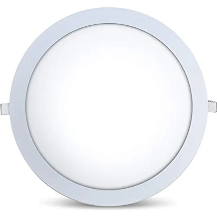 ENERGMiX 24w Ultra Slim LED Panel Einbauleuchte Deckeneinbau Panelleuchte Deckenlampe Kaltweiß Rund Ø 300mm - Energiesparend, hohe Lichtleistung, 1850 Lumen – Bild 1