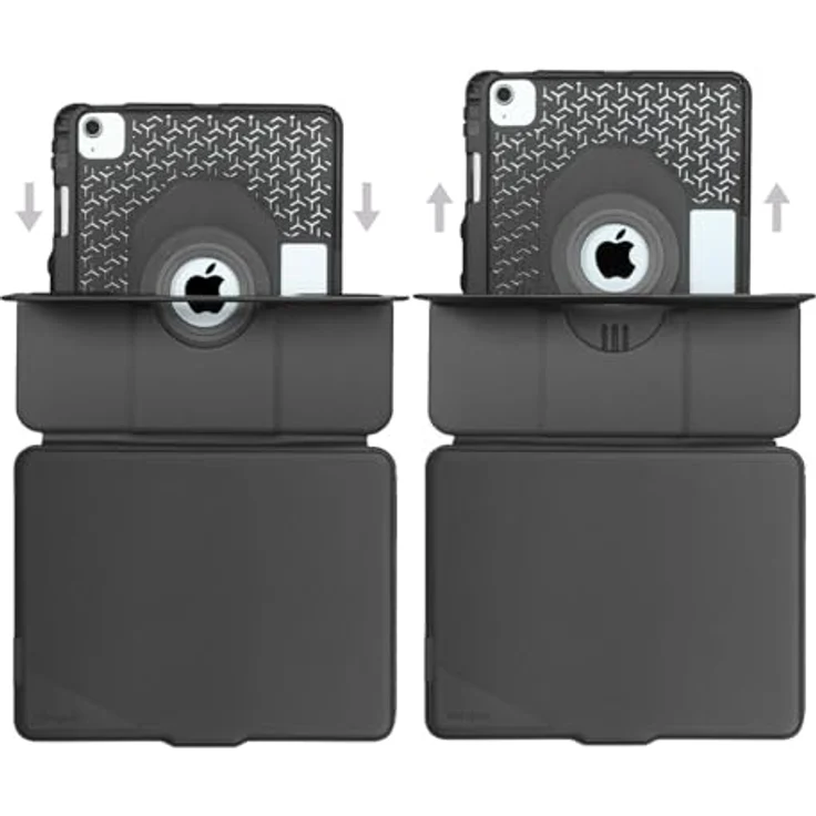 Targus VersaVu Bluetooth-Tastaturgehäuse für iPad Air 11 Zoll, QWERTY-Layout, Multi-Touch-Trackpad, Schwarz – Bild 2