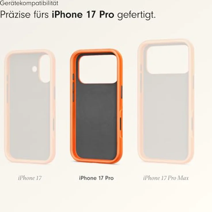 Beats Rugged Case with MagSafe für Apple iPhone 17 Pro, robuste Smartphone Hülle mit Kamerasteuerung, orange – Bild 3