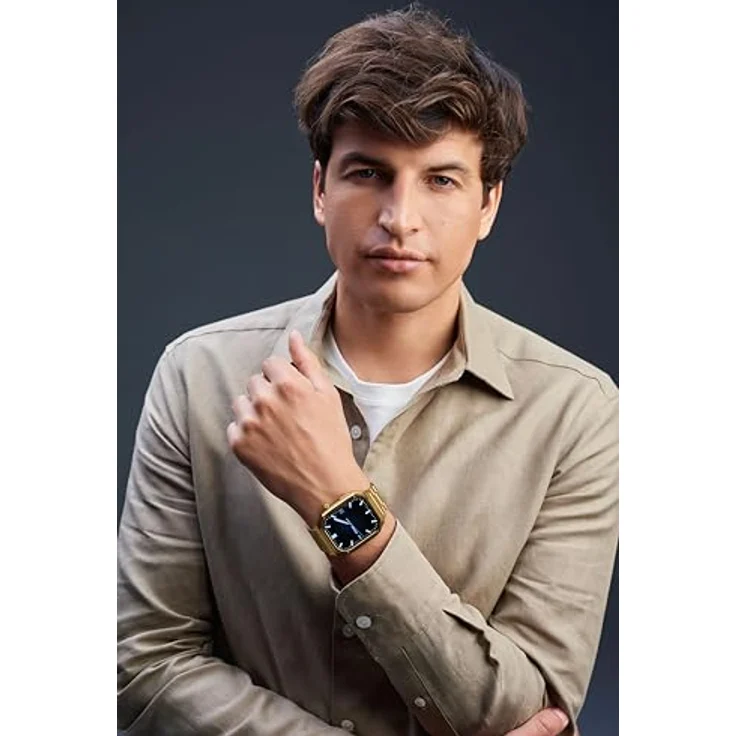 Maxcom FW65 Iron S, Smartwatch mit 1,95 Zoll AMOLED-Display, goldfarben, Schrittzähler, Blutdruckmessung, wasserdicht IP68 – Bild 6