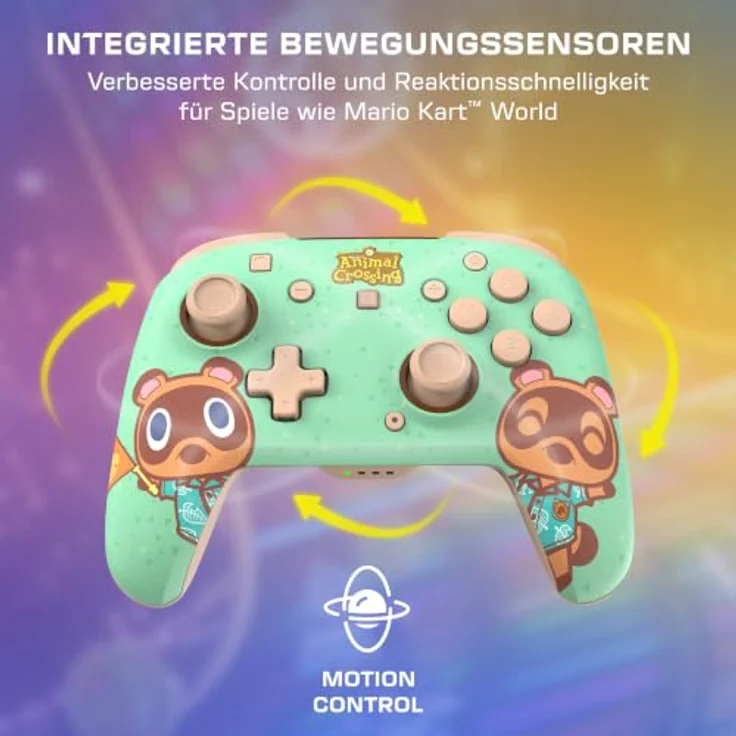 Turtle Beach Rematch Wireless RGB Animal Crossing, Wireless Controller für Nintendo Switch 2 mit 4 RGB Modi und bis zu 40 Stunden Akkulaufzeit – Bild 7