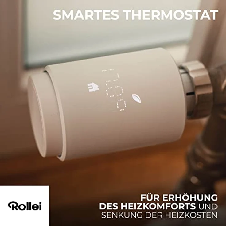 Rollei 45001 Heizkörperthermostat, weiß (Erweiterung) – Bild 2