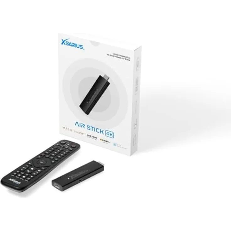 Xsarius AIR TV Stick 4K UHD - WiFi 6 - Bluetooth 5.2 | 4K en 8K, ultraschnelle drahtlose Verbindungen