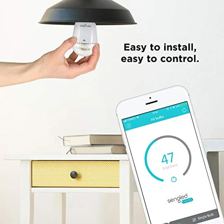 Sengled Smart LED E27 matt weiß dimmbar mit integriertem WLAN-Verstärker, Glas – Bild 7