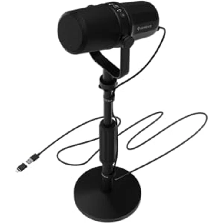 Genesis RADIUM 750D, dynamisches Mikrofon mit USB und XLR Anschluss, Echtzeitüberwachung und Geräuschreduzierung – Bild 2