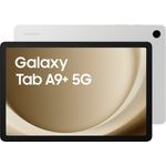 Samsung Galaxy Tab A9+ 5G Tablet (11", 64 GB, Android, One UI, Knox, 5G) in silber