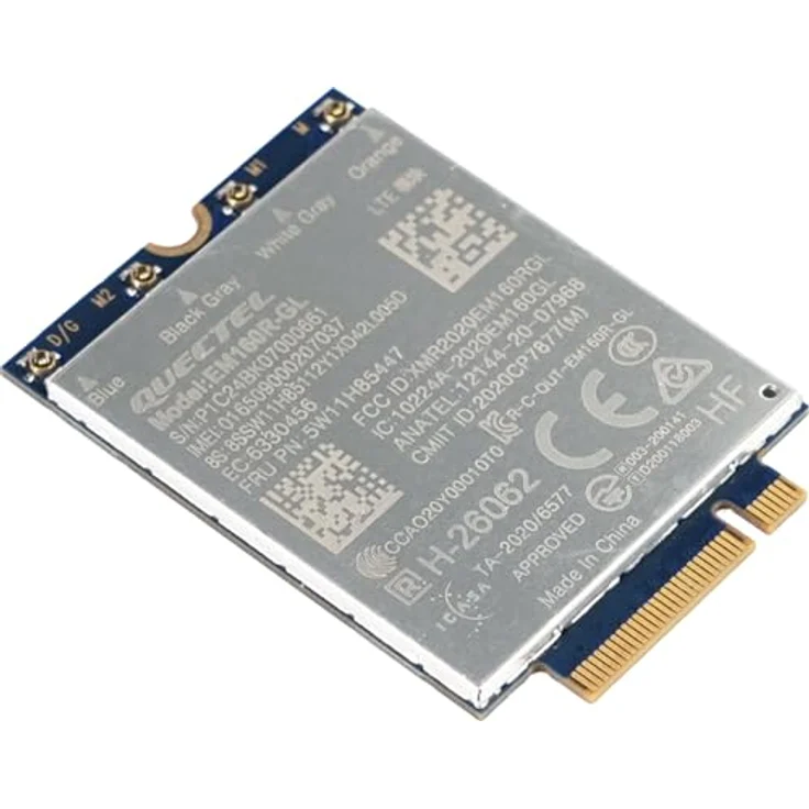 Lenovo ThinkPad Quectel EM160R-GL, 4G LTE-A Cat 16 M.2 Netzwerkkarte für X1 Carbon/P16v, Downlink bis 1 Gbit/s – Bild 2