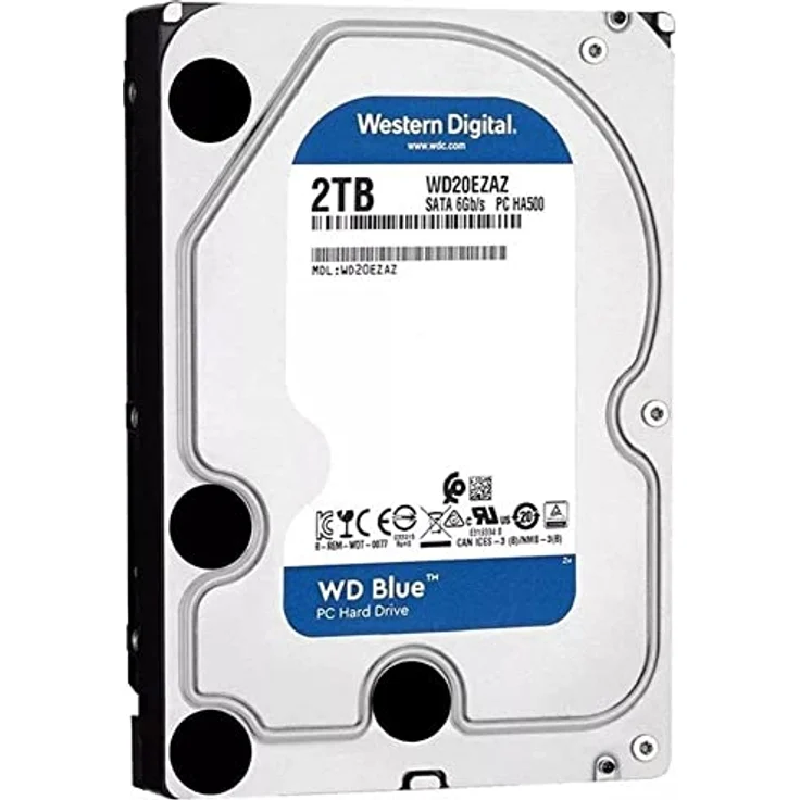 WD Blue WD20EZAZ - Festplatte - 2 TB - intern - 3.5 Zoll (8.9 cm) - SATA 6Gb/s - 5400 rpm - Puffer: 256 MB – Bild 5