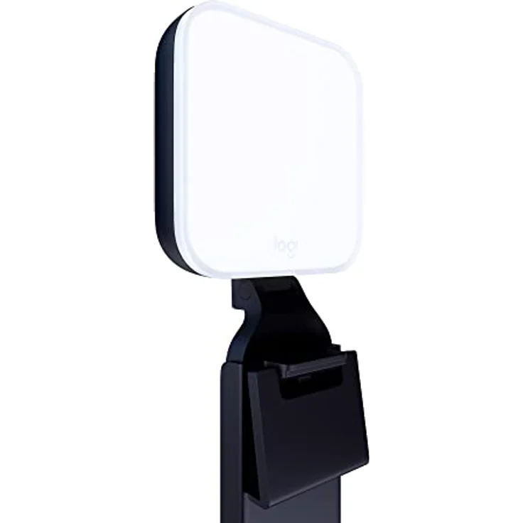Logitech Litra Glow Premium LED Streaming-Licht mit TrueSoft - Für Videokonferenzen, Zoom-Meetings, Verstellbare Halterung und Desktop-App-Steuerung für PC / Mac - Graphit - Preisvergleich – Bild 1