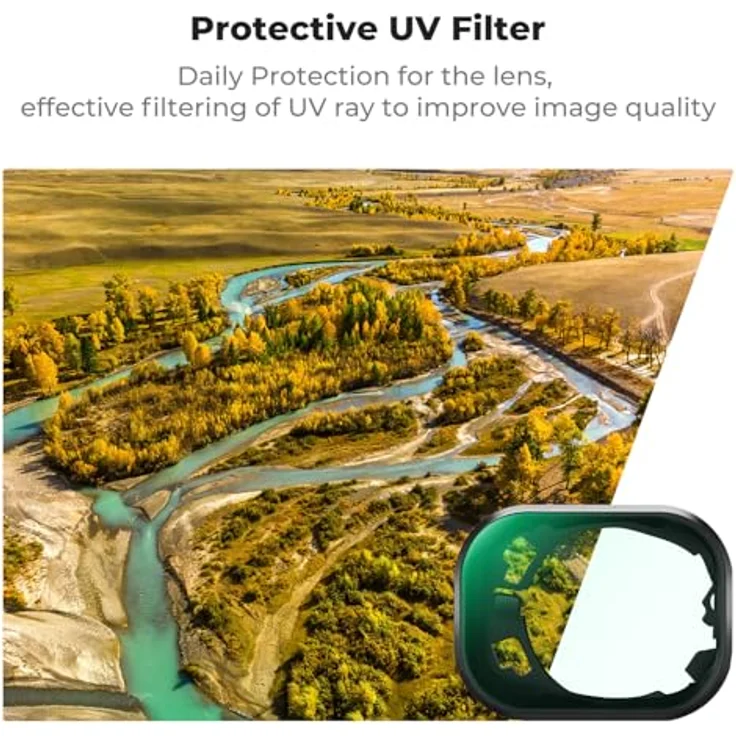 K&F CONCEPT CPL+UV+ND8+ND16 Filterset für DJI Mini 4 Pro, hochentwickelte Multi-Beschichtung, reduzierte Reflexionen, 4-teilig – Bild 5