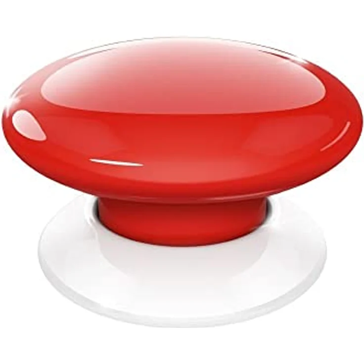FIBARO The Button Red - Z-Wave Plus Drahtlose Tragbare Schalt-Knopf, Rot, FGPB-101-3 – Bild 4