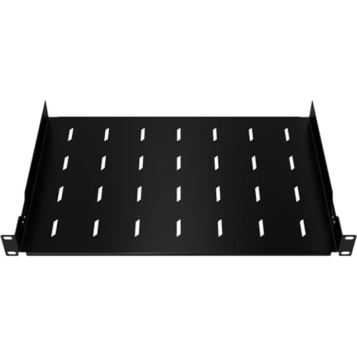 Stalflex 19 Zoll Serverschrank 1U, Hochbelastbarer Stahl, Belüftetes Rackmontage Kragarmtablett, 300mm Fachboden – Bild 5