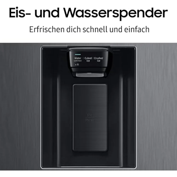 Samsung Side-by-Side mit Slim Ice Maker und Wassertank, 628 L Edelstahl Look – Bild 5