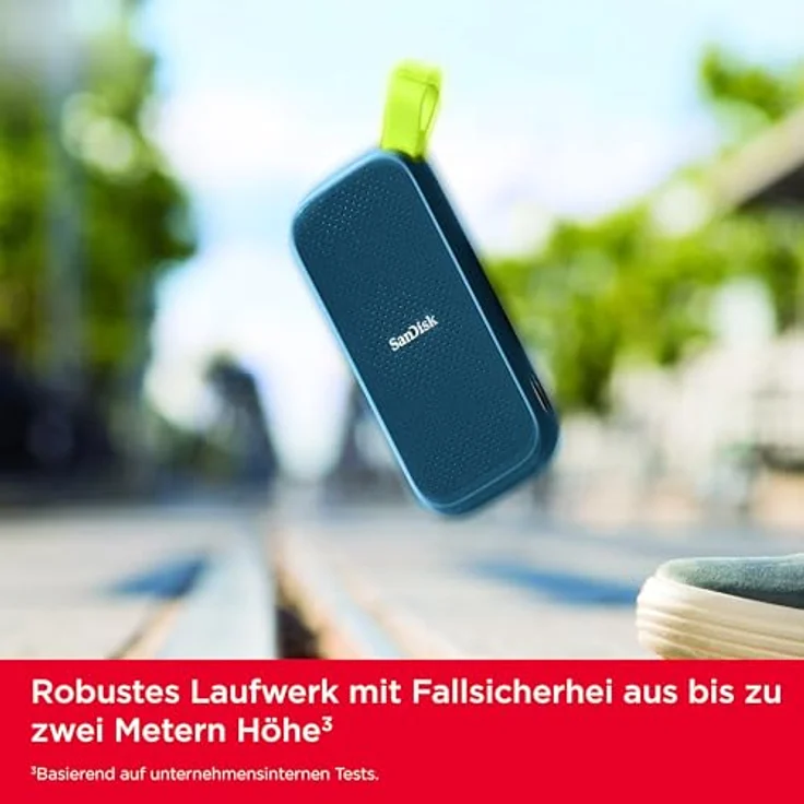 SanDisk Portable SSD 1 TB, externe 2,5 Zoll SSD mit 800 MB/s, stoßfest und kompakt – Bild 5