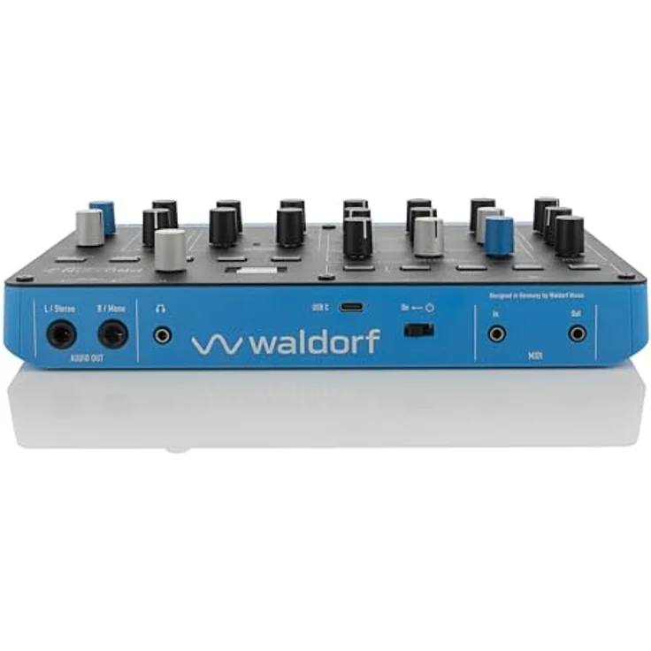 Waldorf Protein, 8-stimmiger Wavetable-Synthesizer mit Microwave-ASIC-Oszillatoren, 4 Layer, Arpeggiator, Step-Sequencer, MPE, 2 Effektslots, USB-C, kompakt & leicht – Bild 3