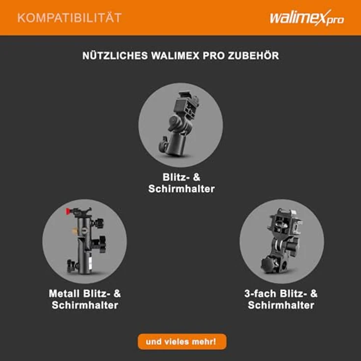 Walimex pro Schirmsoftbox Reflektor, 109cm – Bild 9