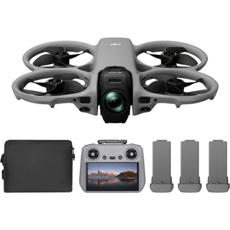 DJI Avata 360 Fly More Combo (RC 2), 360°-Drohne mit 1-Zoll-8K-360°-Imaging, Propellerschutz und drei Akkus – Bild 1
