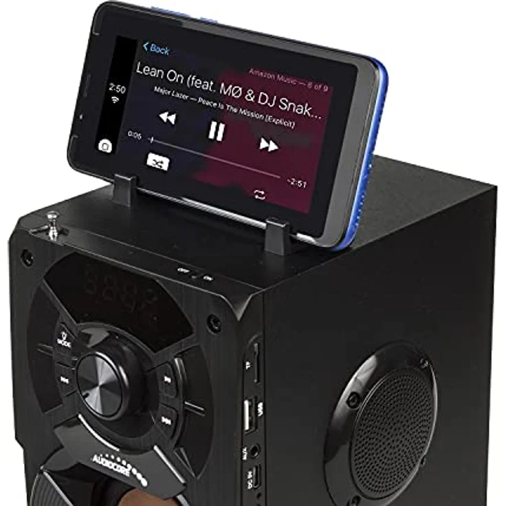 Audiocore speaker Portable bluetooth speaker Audiocore AC730 FM radio SD-MMC card input AUX USB remote control – Bild 4