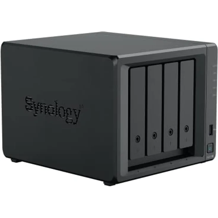 Synology DS423+ 4-Bay Diskstation NAS 16TB Bundle mit 4X HAT3300-4T, Intel Celeron J4125 4-Core, 2GB RAM, 2x RJ-45 1GbE LAN-Port, Plus Drives für maximale Performance und Kompatibilität
