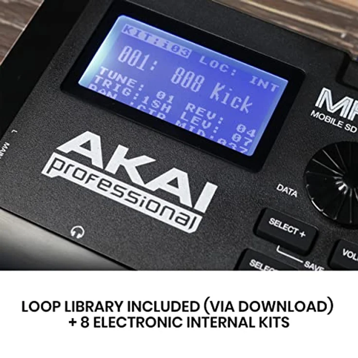 AKAI Professional MPX8 - Portabler Sample Pad Controller mit 8 Performance Ready Pads & On Board SD Kartenslot – Bild 6