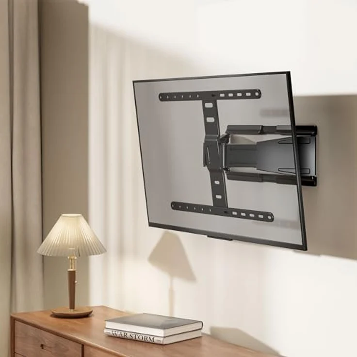 Kruger&Matz KM1307, TV-Wandhalterung für 37-75" bis 50kg, Ultra Slim, VESA-kompatibel, neigbar+3°/-3° – Bild 13