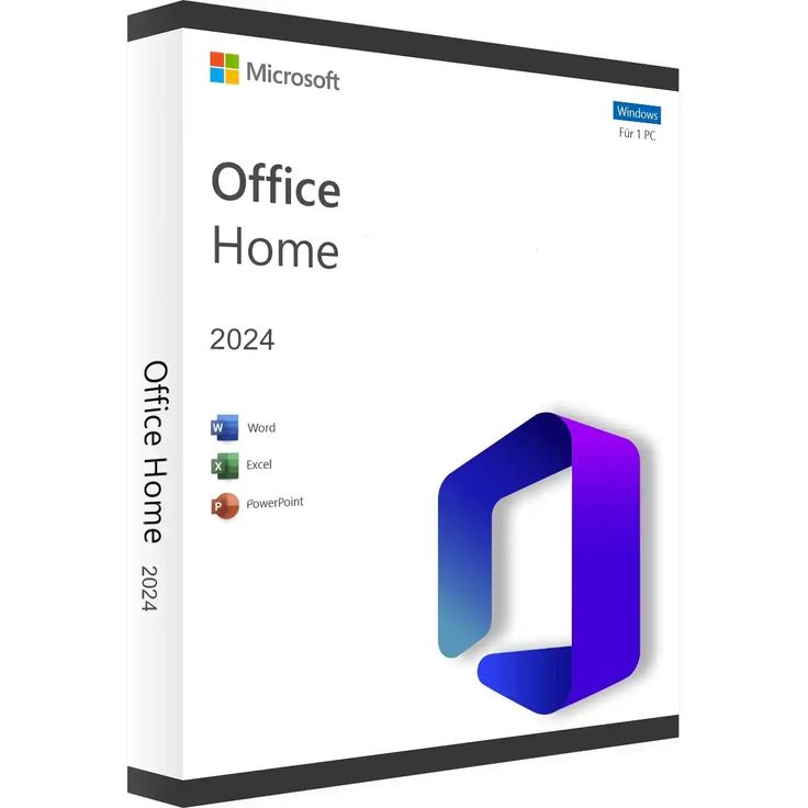 Microsoft Office 2024 Home | Windows, Softwarepaket für private Nutzung, inkl. Word, Excel, PowerPoint, Outlook, OneNote