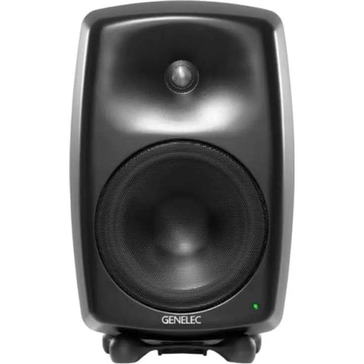 Genelec 8340AMM, Aktiver Studiomonitor mit ausgewogener Klangwiedergabe, Schwarz