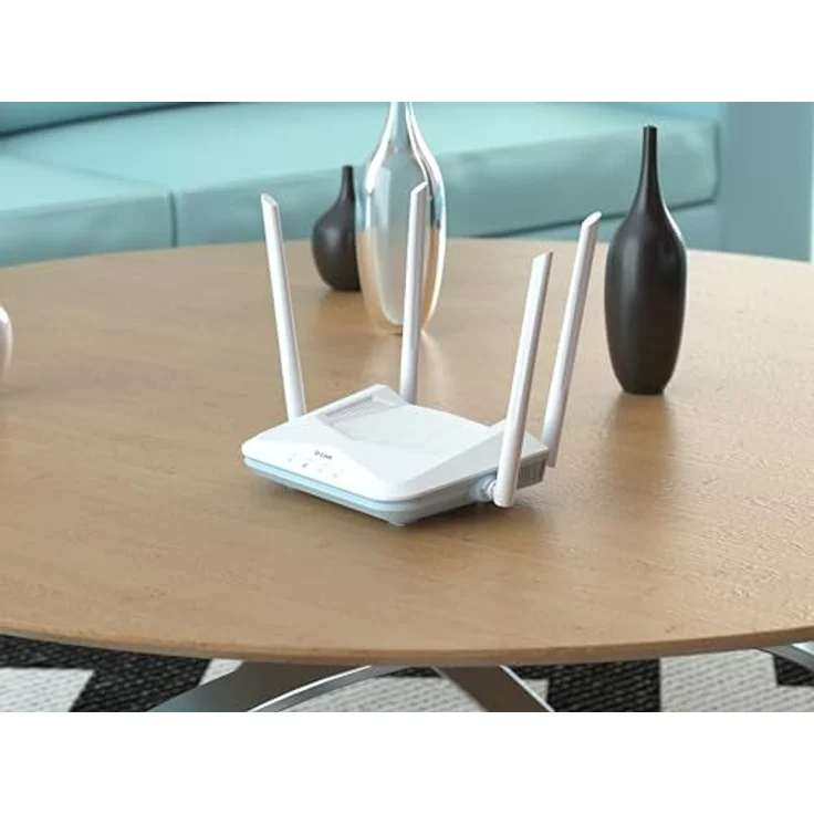 D-Link R15 Smart AX1500, WLAN-Router mit Wi-Fi 6, 1xWAN, 3xLAN, weiss, bis zu 128 Geräte, KI-optimierte Netzwerkleistung, WPA3-Sicherheit – Bild 5