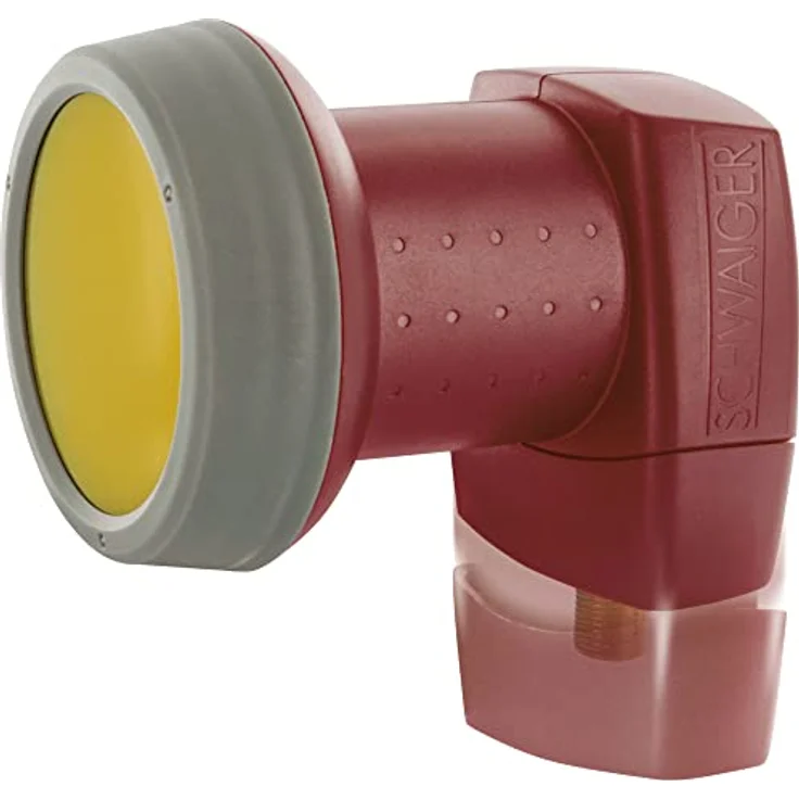 SCHWAIGER 9741 SAT-Anlage Satelliten-Set Single-LNB Aluminium Ziegelrot 55 x 62cm – Bild 3