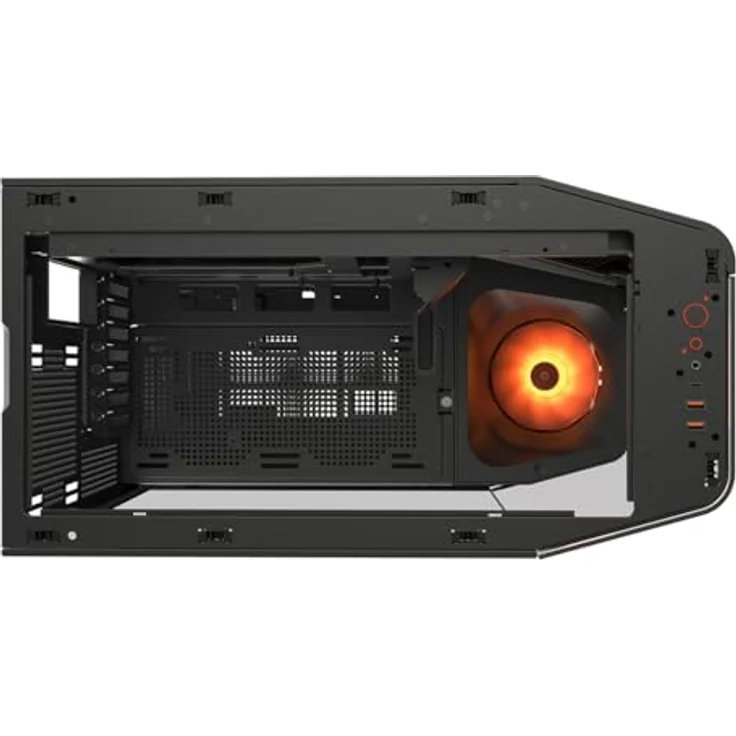Cougar CGR-58M6B PC-Gehäuse, Mid-Tower mit gehärtetem Glas und innovativer Lüfterplatzierung, schwarz – Bild 8