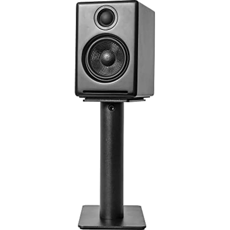Kanto SP9 Universal Desktop Speaker Stands – 9 Zoll – 2 Stück – Stahl (schwarz) - Verbesserte Klangqualität und universelles Design – Bild 4