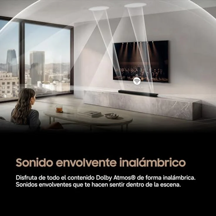 Samsung HW-Q600H/XC, 3.1.2 Kanäle, 320 W Kabellos, Schwarz, Titan Black – Bild 2