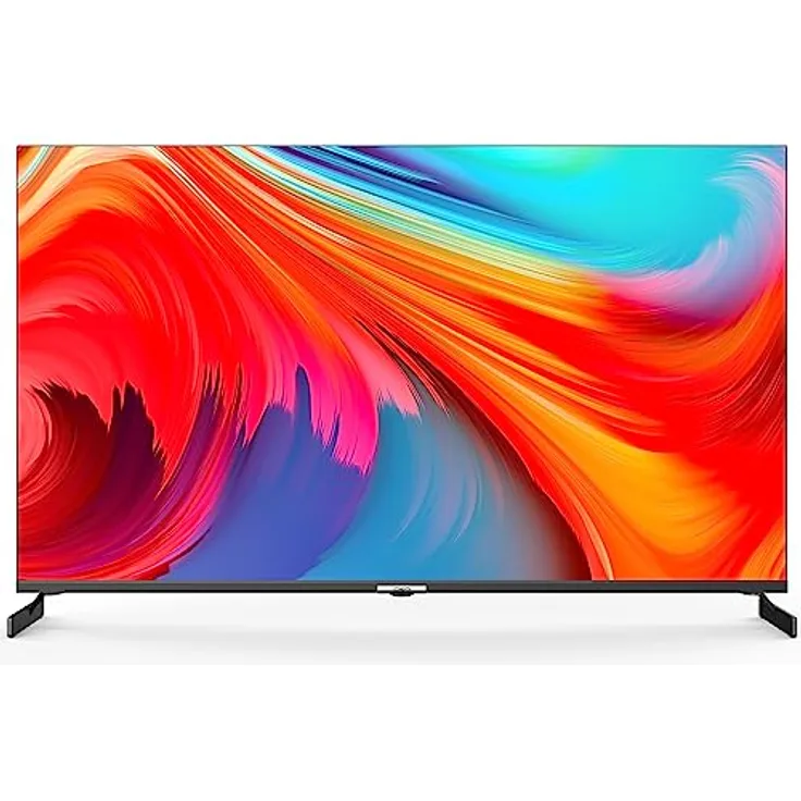 CHIQ 43-Zoll 4K QLED Smart TV, UHD breiter Farbraum mit HDR, Fernbedienung mit Sprachsteuerung，Chromecast eingebaut, Multi-Bildschirme-Teilen, Dolby Vision, DBX-TV, Bluetooth 5.0, Kompatibilität