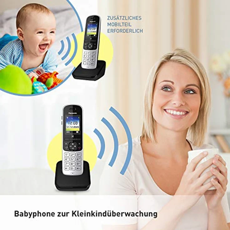 Panasonic KX-TGH710GS Analog-Telefon schwarz – Bild 6
