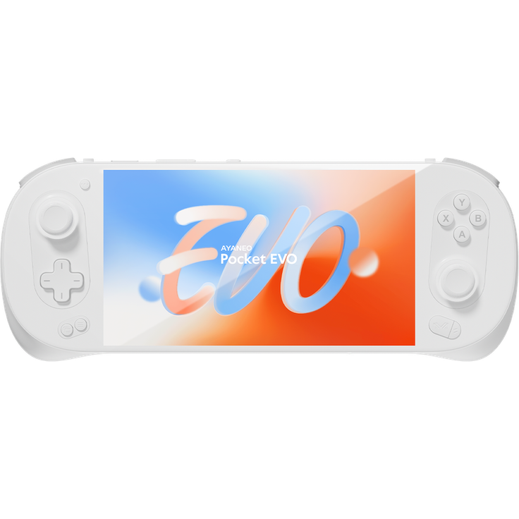 AYANEO Pocket EVO, Handheld Konsole mit 7-Zoll-OLED, 120Hz, Snapdragon G3x Gen 2, 12GB RAM, 256GB - Sky White
