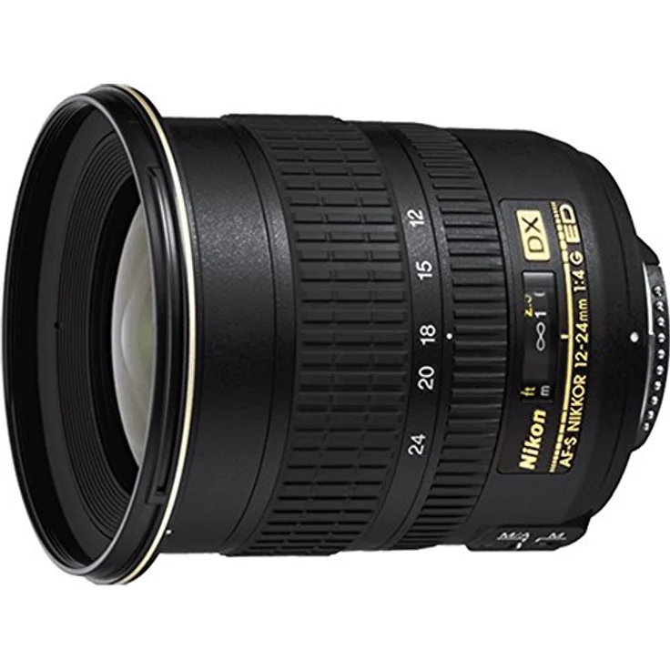 Nikon AF-S DX Zoom-Nikkor 12-24mm 1:4G IF-ED, Superweitwinkel-Zoomobjektiv mit Nikon Silent Wave Motor und ED-Glaselementen, 77mm Filtergewinde – Bild 1