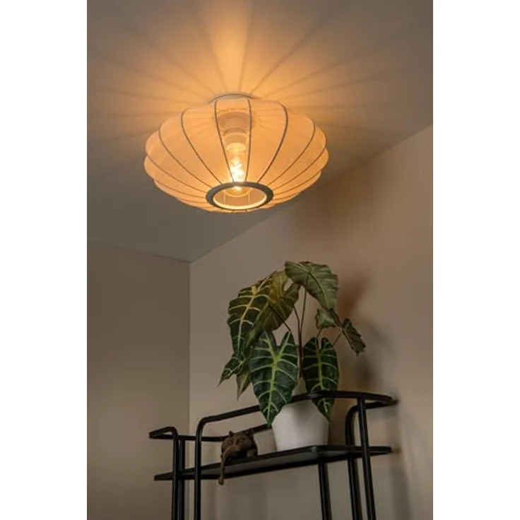 LUCIDE CORINA Deckenleuchte Ø 40 cm Beige, Geeignet für LED-Lichtquelle, Dimmbar – Bild 4