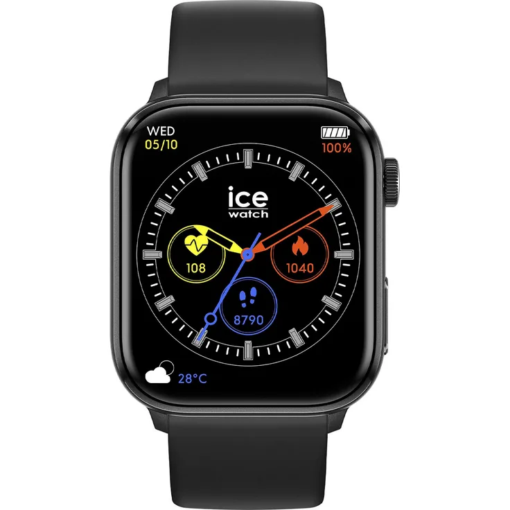 ice-watch ICE smart 2.0 - 1.96 Smartwatch, Silikonarmband, Amoled-Display in zahlreichen Farben