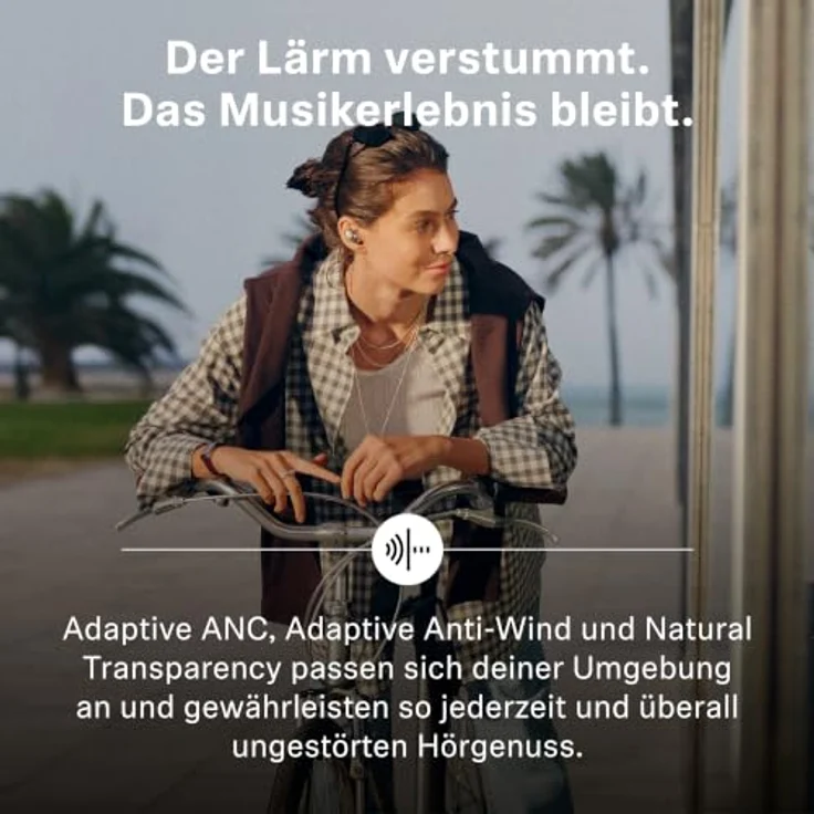 SENNHEISER Momentum True Wireless 5, In-ear Kopfhörer mit Geräuschunterdrückung, 40 Stunden Akkulaufzeit, Bluetooth Denim – Bild 6