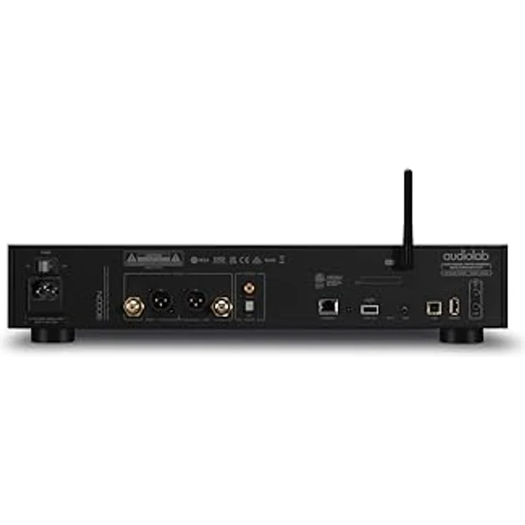 Audiolab 9000N Wireless Network Player - DAC Integration, Hochwertiges Streaming, 12V Trigger, Vielseitige Anschlüsse - Schwarz – Bild 4